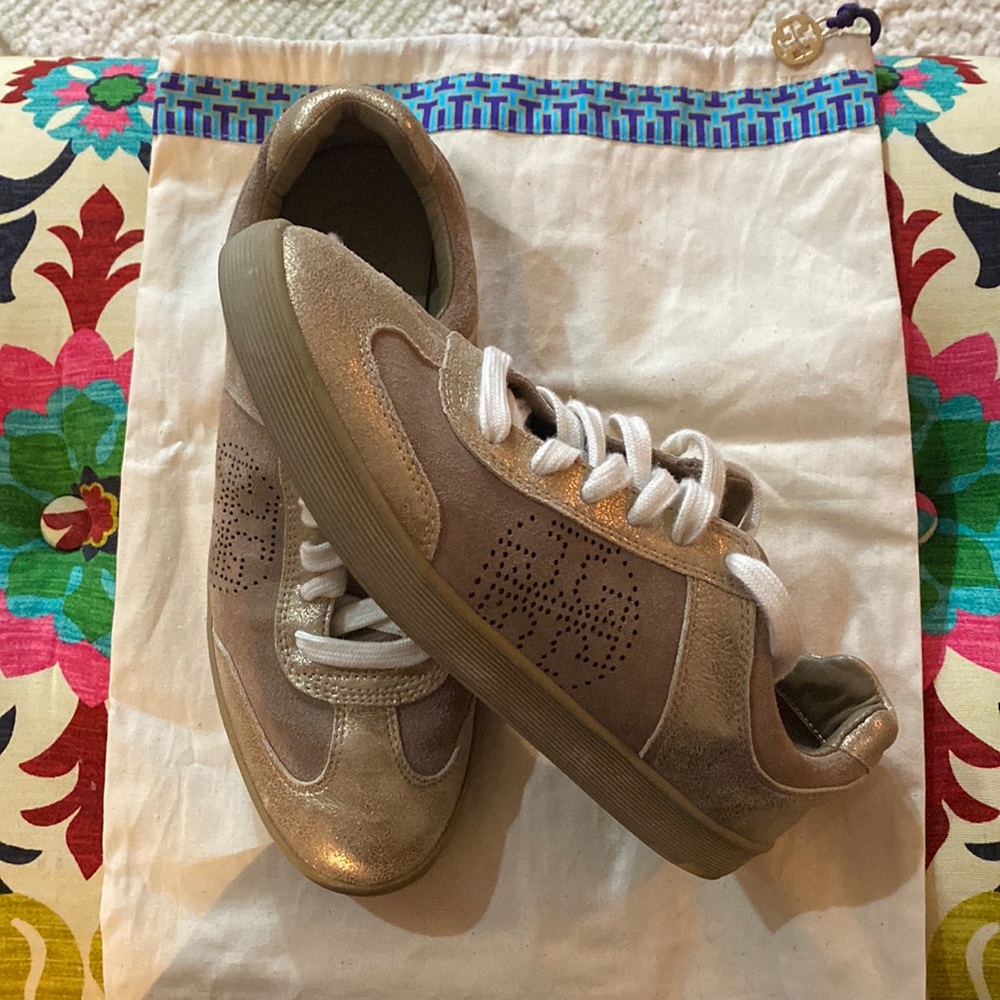 Tory Burch Platinum Sneakers